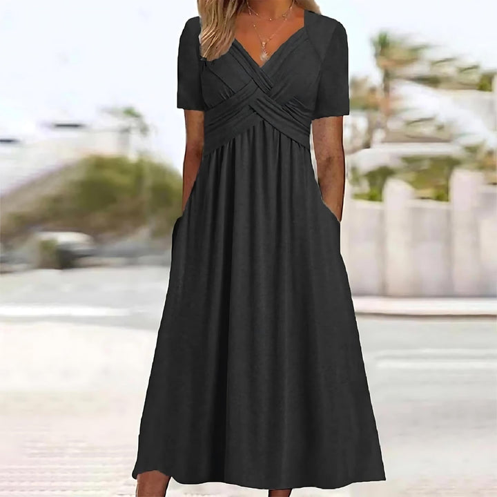 JAMILA™ | ELEGANT MIDI DRESS WITH BELLY COVERAGE