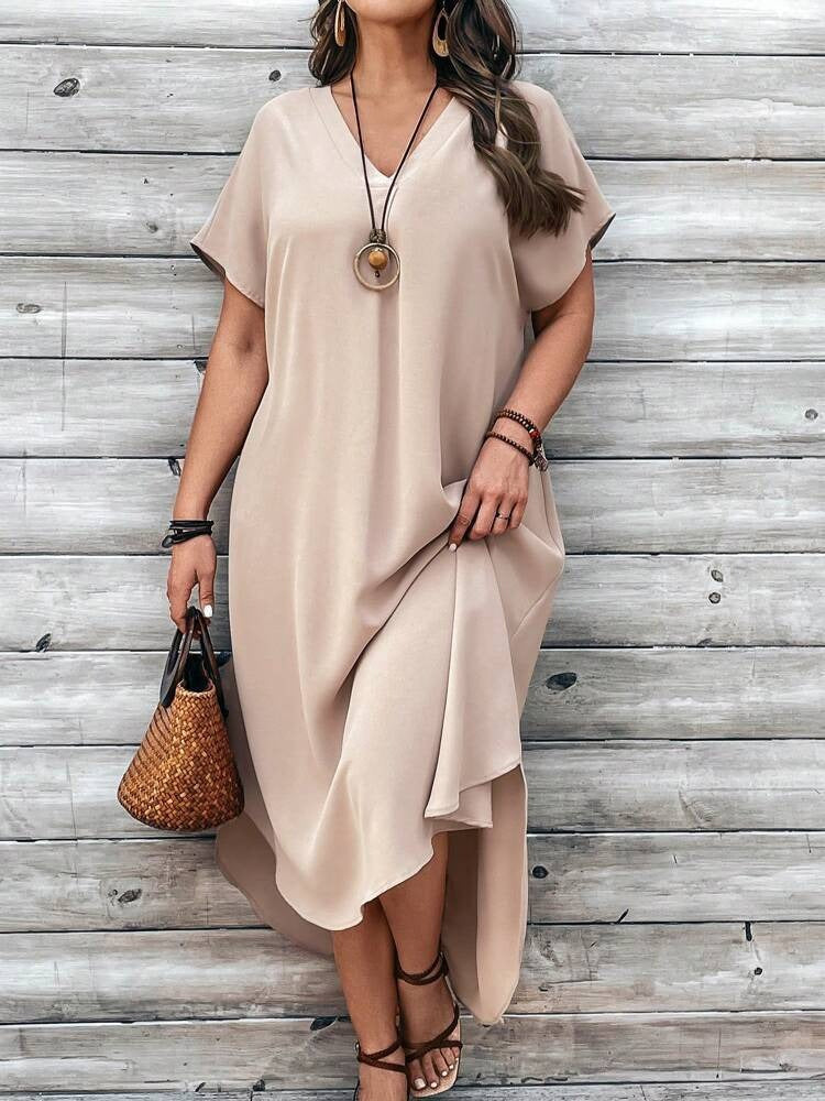 HAILEY | ROBE À COL EN V