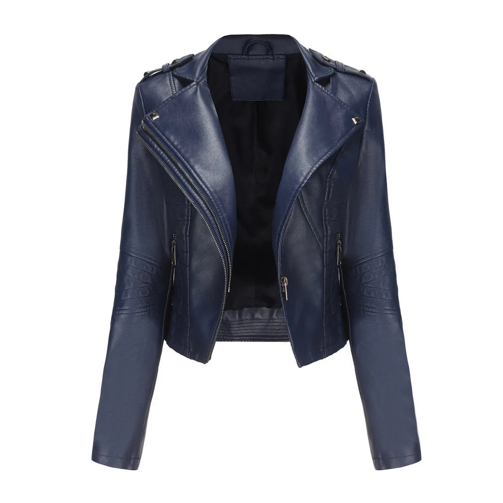 ELSA | GENUINE LEATHER BIKER JACKET