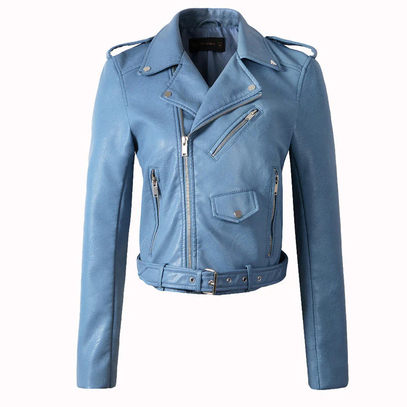 ROSALIE | GENUINE LEATHER BIKER JACKET