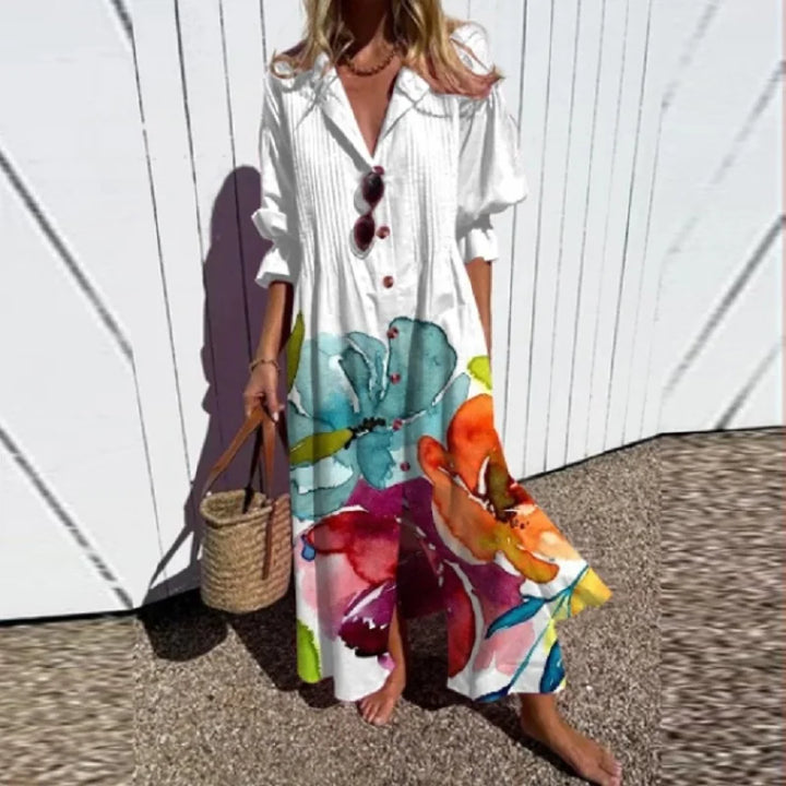 EVANELINE™ | LUXURY BOHEMIAN LONG DRESS