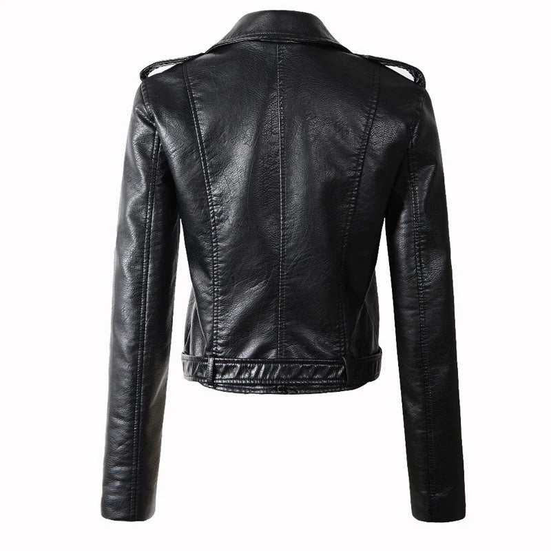 ROSALIE | GENUINE LEATHER BIKER JACKET