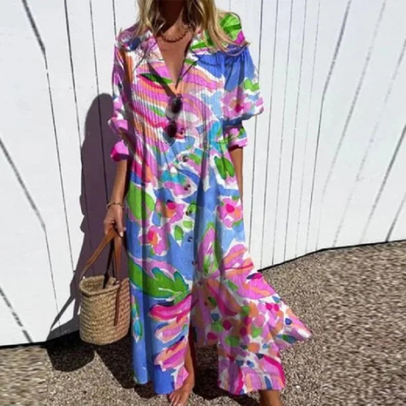 EVANELINE™ | LUXURY BOHEMIAN LONG DRESS