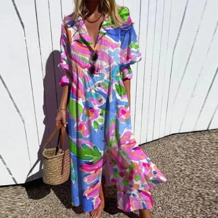 EVANELINE™ | LUXURY BOHEMIAN LONG DRESS
