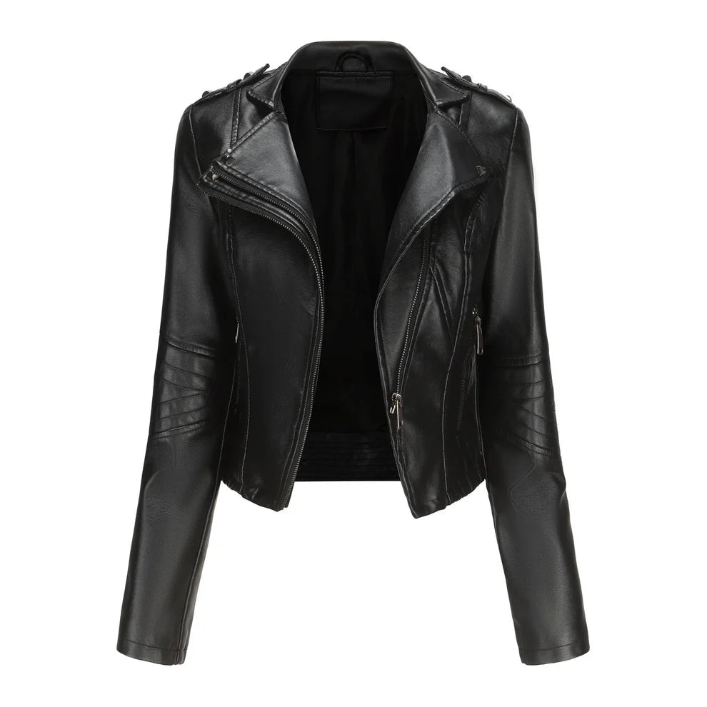 ELSA | GENUINE LEATHER BIKER JACKET