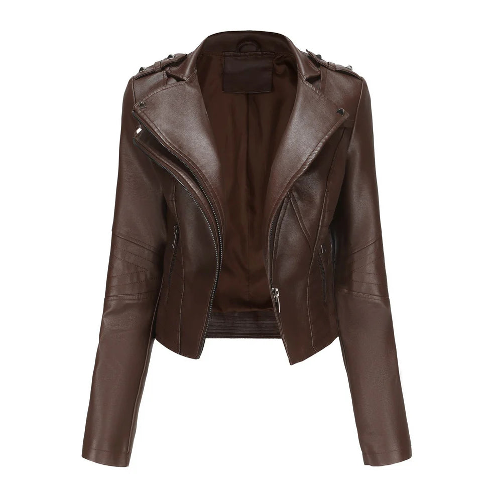 ELSA | GENUINE LEATHER BIKER JACKET