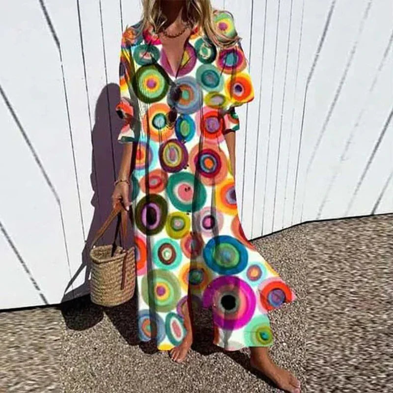 EVANELINE™ | LUXURY BOHEMIAN LONG DRESS