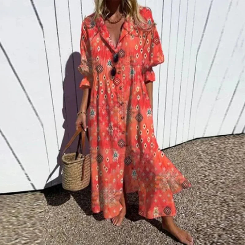 EVANELINE™ | LUXURY BOHEMIAN LONG DRESS