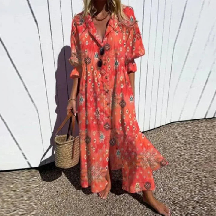 EVANELINE™ | LUXURY BOHEMIAN LONG DRESS