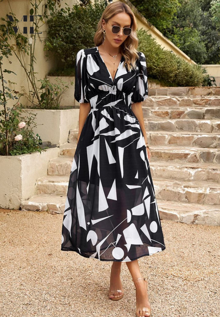 Shanielle™ | Robe mi-longue luxueuse et intemporelle (presque épuisée)