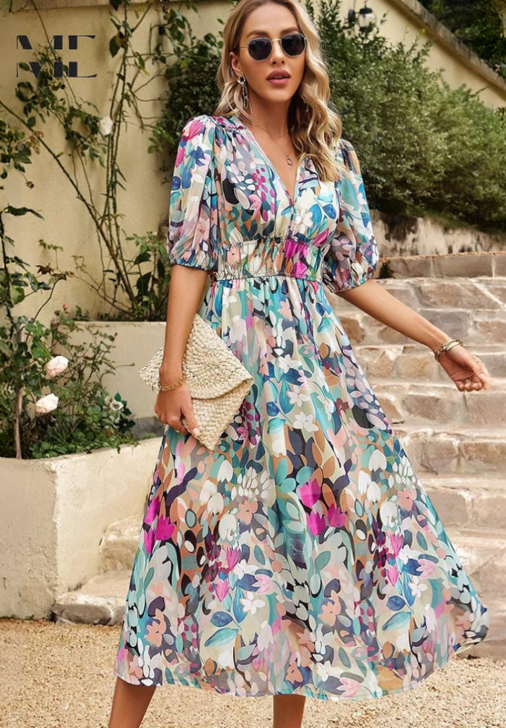 Shanielle™ | Robe mi-longue luxueuse et intemporelle (presque épuisée)