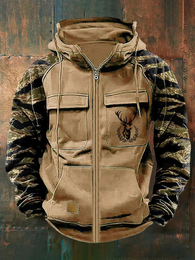 MIDA PARIS | CLEANER MULTI-TASCHEN ZIP-HOODIE FÜR HERREN