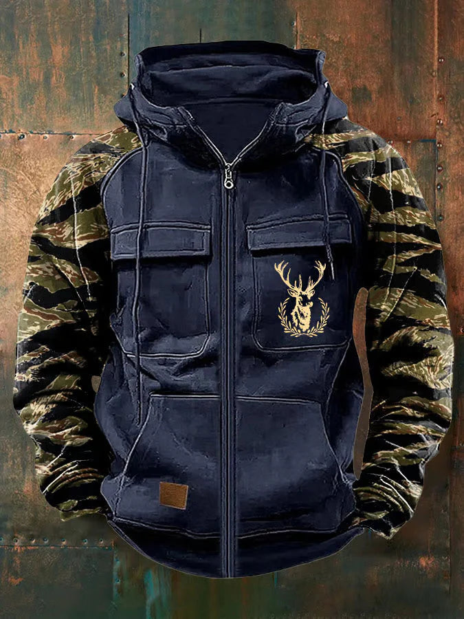 MIDA PARIS | CLEANER MULTI-TASCHEN ZIP-HOODIE FÜR HERREN