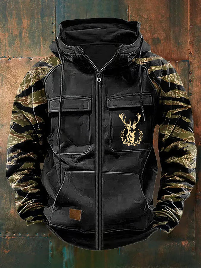 MIDA PARIS | CLEANER MULTI-TASCHEN ZIP-HOODIE FÜR HERREN