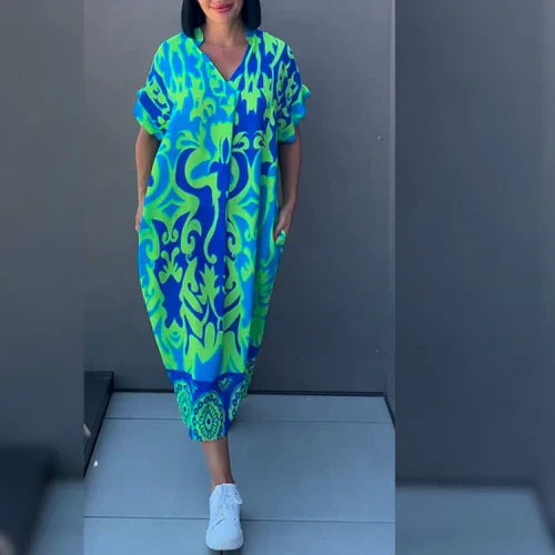 Elena™ l – Robe Fleurie Élégante pour un Look Romantique et Raffiné