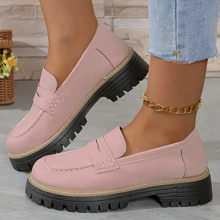 ELISABETTA | COMFORTABLE SUEDE LOAFERS WITH THICK, PADDED SOLE