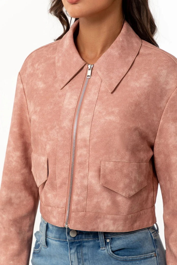 CLARA | GENUINE SUEDE LEATHER JACKET