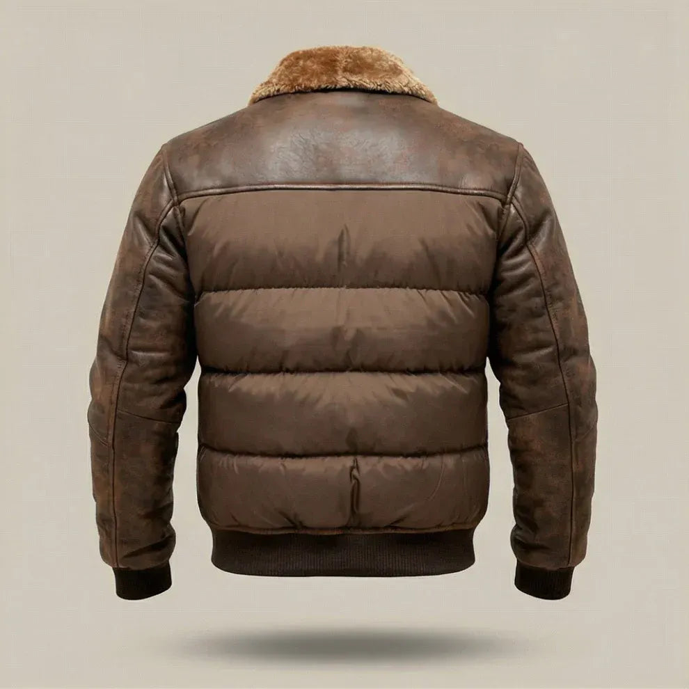 DOUCE & MIDA™ | VESTE EN CUIR POUR HOMME