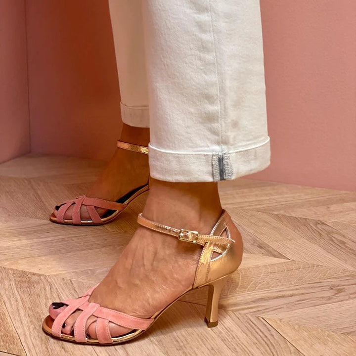 MIRANO™ | OPEN-TOE STILETTO HEEL SANDALS