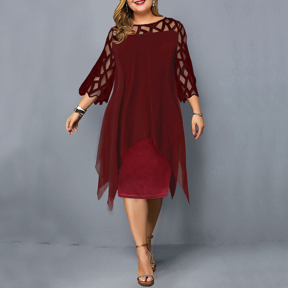ANNIKA™ |  ROBE MIDI GRANDE TAILLE