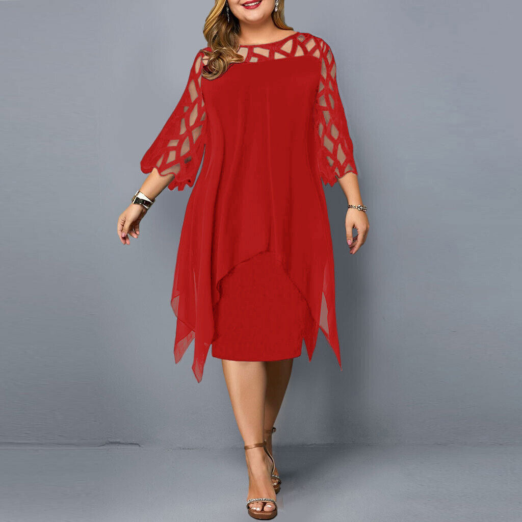 ANNIKA™ |  ROBE MIDI GRANDE TAILLE