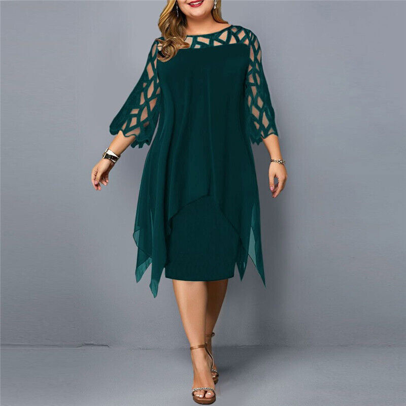 ANNIKA™ |  ROBE MIDI GRANDE TAILLE