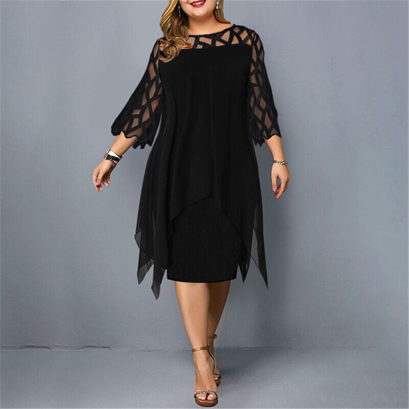 ANNIKA™ |  ROBE MIDI GRANDE TAILLE