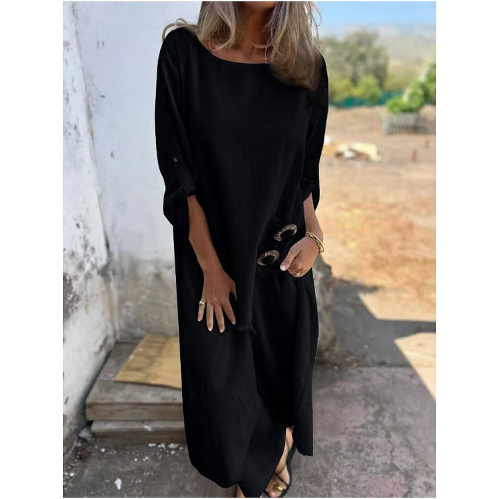 Celest™ | Costume élégant en coton et lin