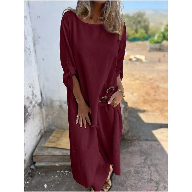 Celest™ | Costume élégant en coton et lin