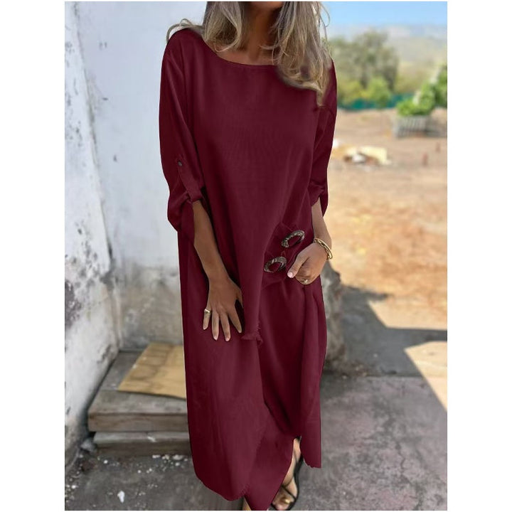 Celest™ | Costume élégant en coton et lin
